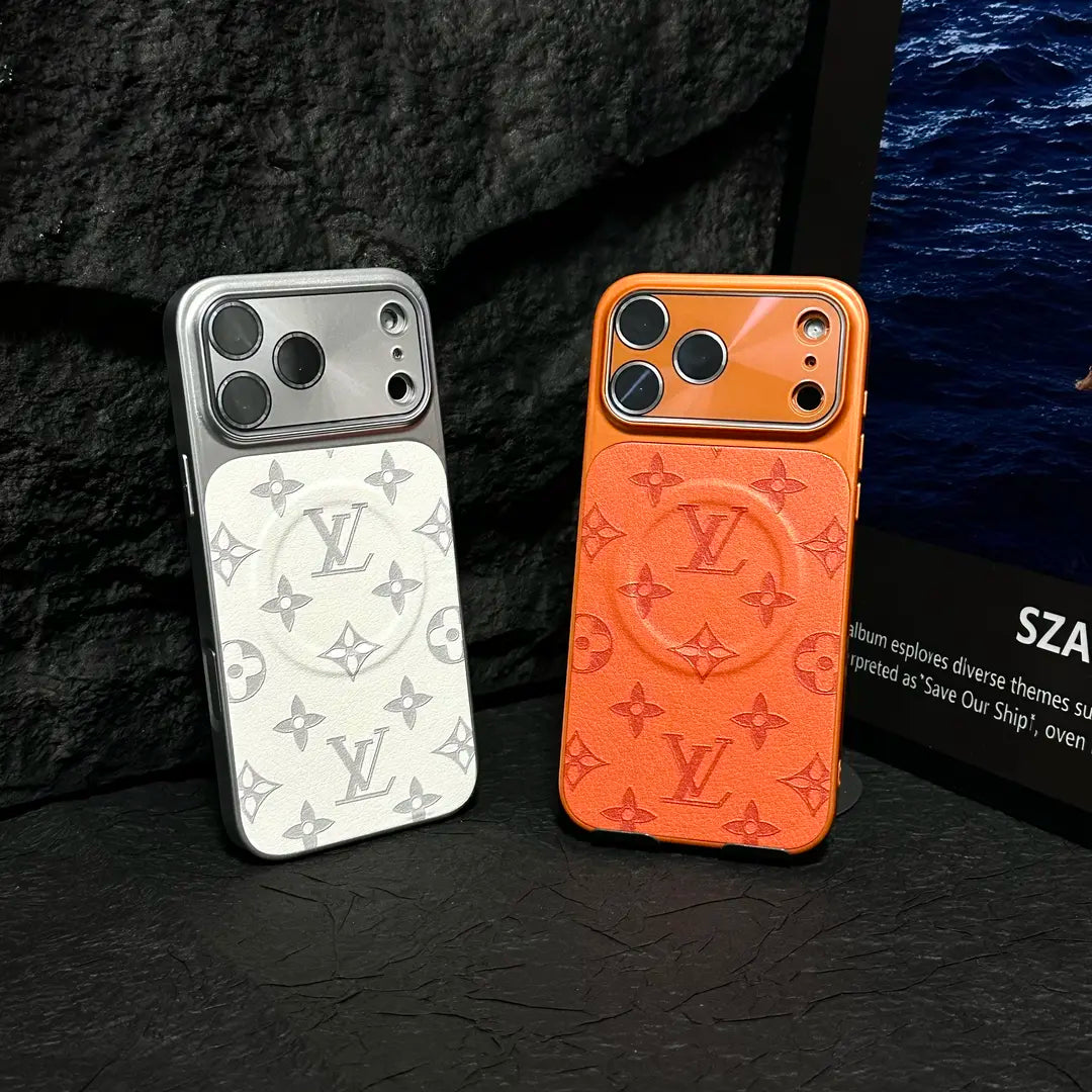 MagSafe Leather iPhone Case – Magnetic Grip & Full Protection