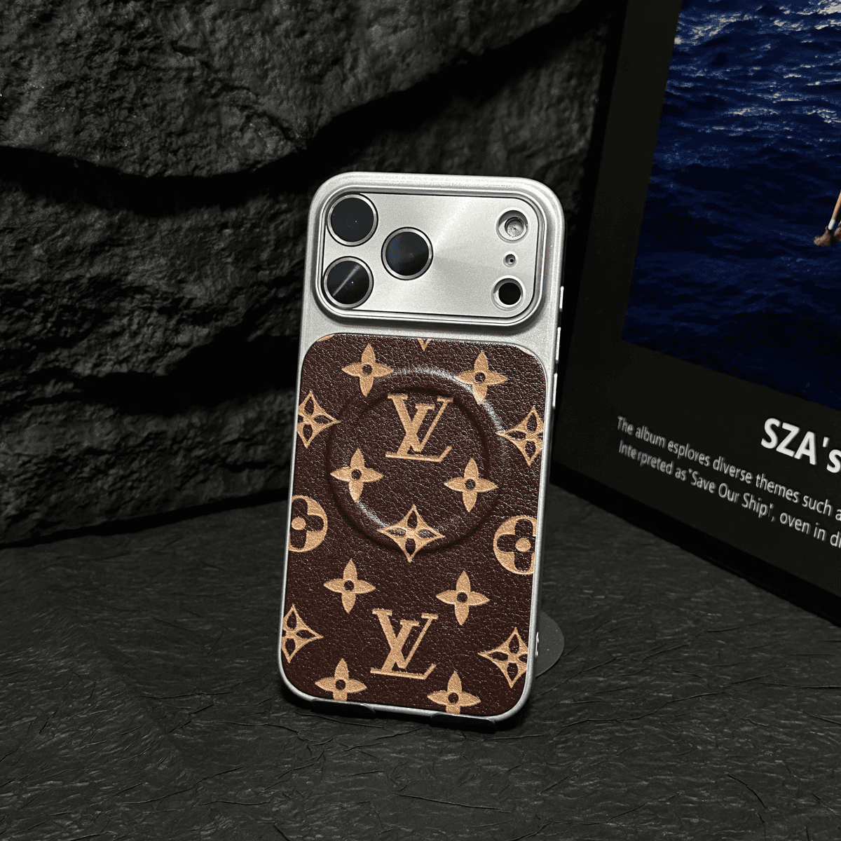 MagSafe-Leder-iPhone-Hülle – magnetischer Griff & Vollständiger Schutz