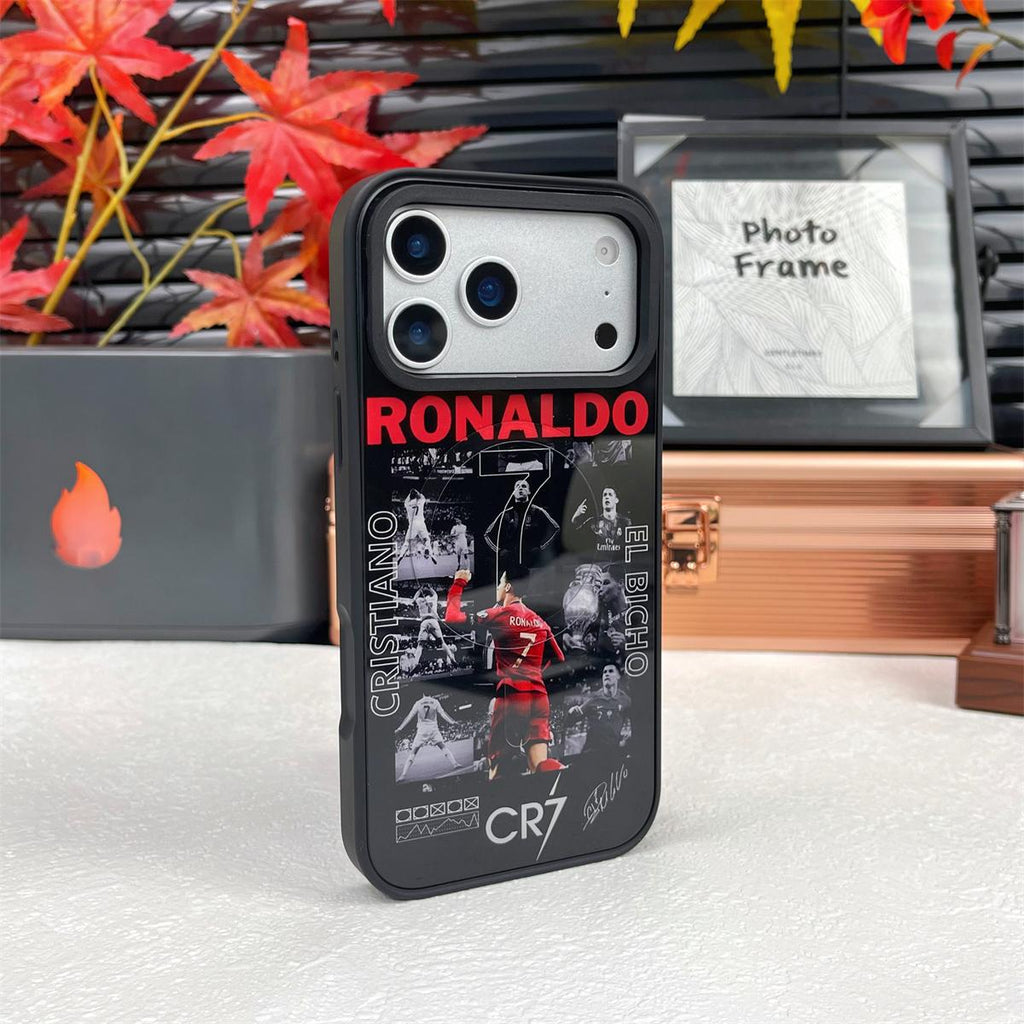 Football Legends Magnetic Phone Case – Shockproof Soft TPU with Interchangeable Back