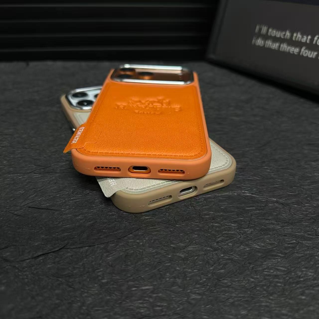 Luxury Leather Flip Case – Premium Lens Protection