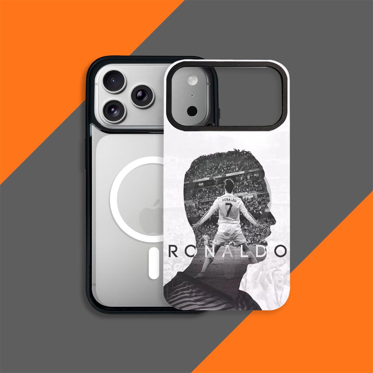 Football Legends Magnetic Phone Case – Shockproof Soft TPU with Interchangeable Back
