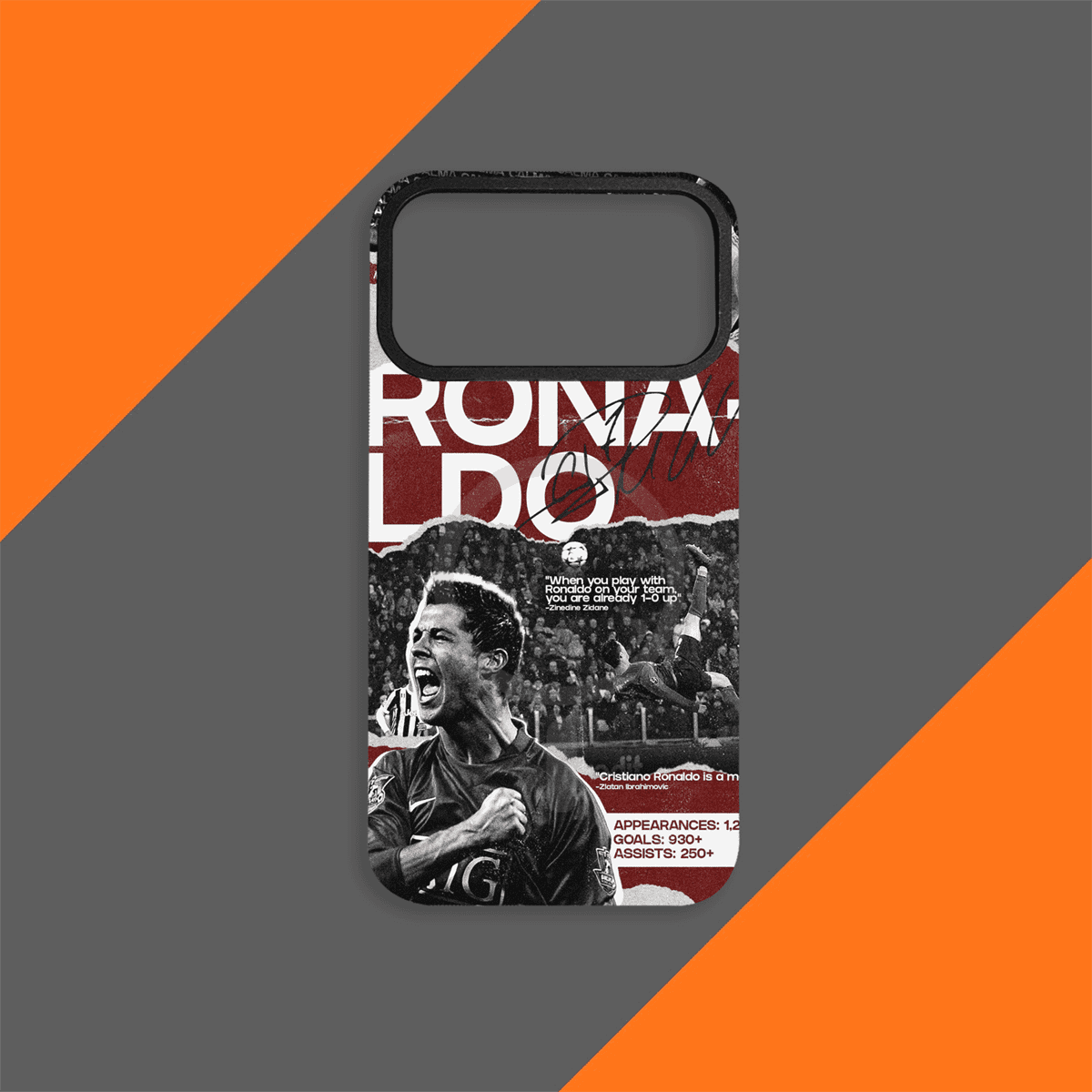 Football Legends Magnetic Phone Case – Shockproof Soft TPU with Interchangeable Back