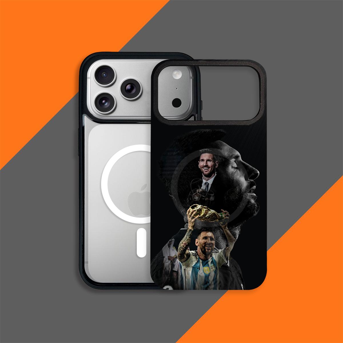 Football Legends Magnetic Phone Case – Shockproof Soft TPU with Interchangeable Back