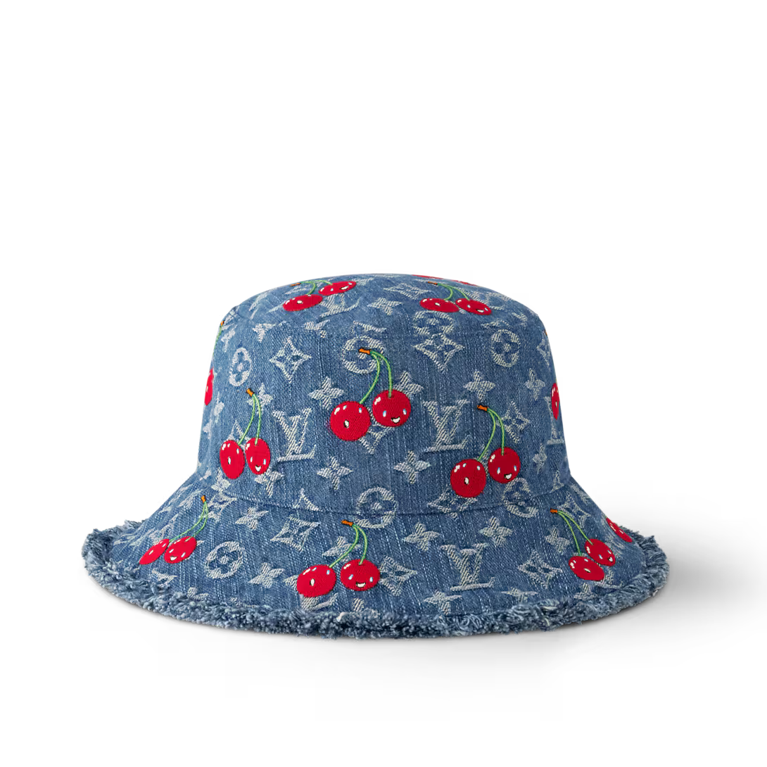 Sød kirsebærmønsterhat, et must-have for fashionistas