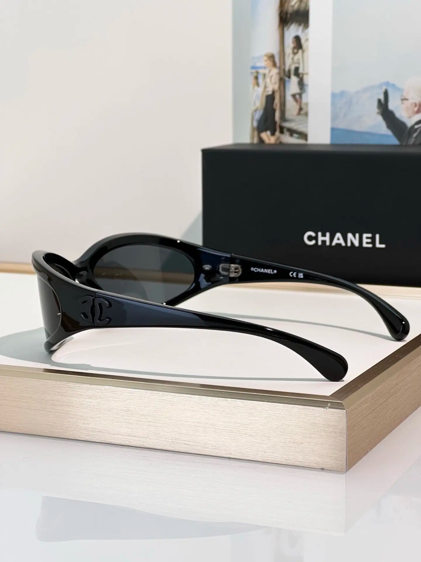 Retro Narrow Frame Sunglasses | Minimalist Black Fashion Shades