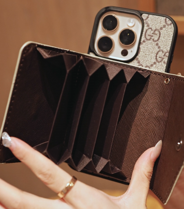 Premium Advanced Crossbody iPhone-etui med kortholder & skulderrem