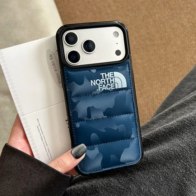 Puffer Style stødabsorberende beskyttende iPhone-etui