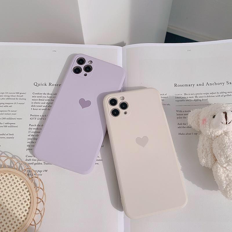 Θήκη για iPhone ματ καρδιά