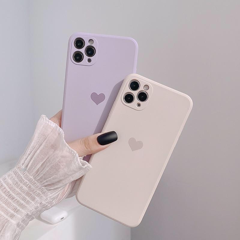 Θήκη για iPhone ματ καρδιά