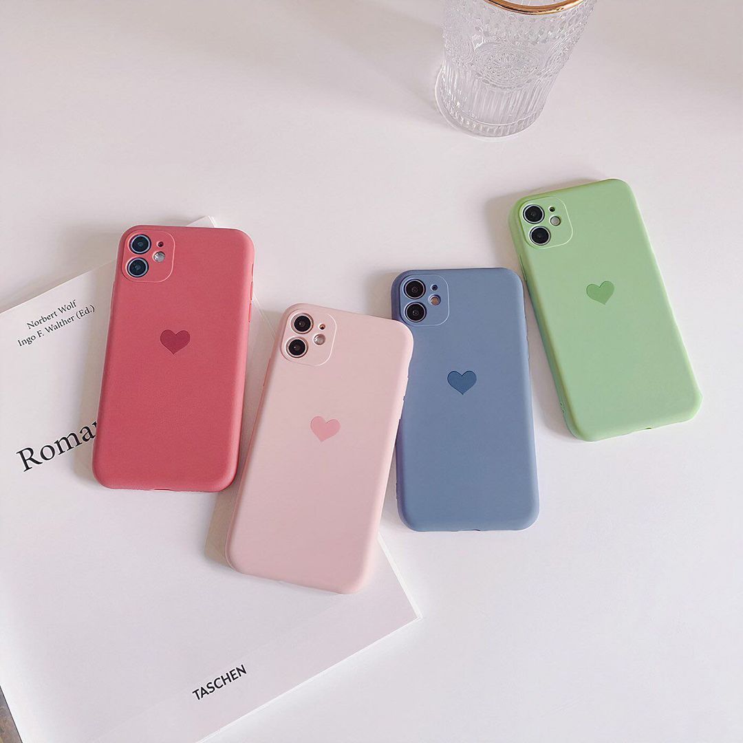 Θήκη για iPhone ματ καρδιά